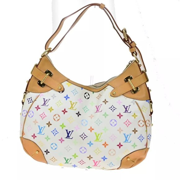 LOUIS VUITTON Greta Shoulder Bag Monogram Multi Color White M40195 689RK926 - Picture 10 of 16